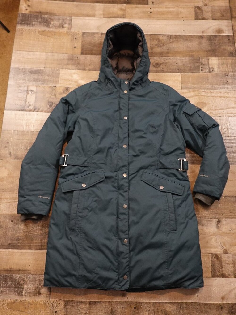 Eddie Bauer Superior 3.0 Down Parka Women's XL Teal WeatherEdge Winter Coat